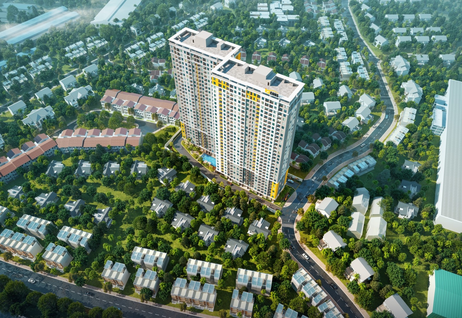 Phối Cảnh Dự án Bcons Polygon