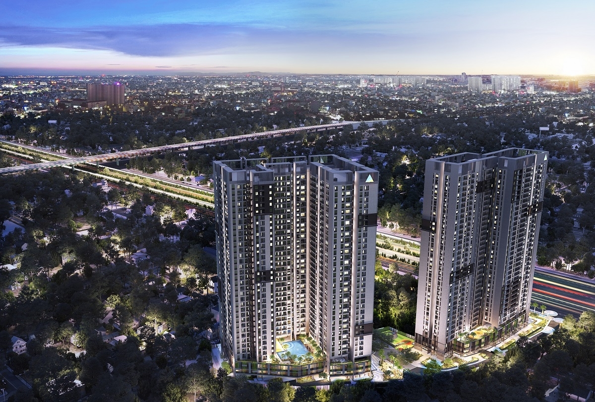 Phoi Canh Du An Opal Boulevard Ban Dem 1 Đánh giá căn hộ Opal Boulevard Đất Xanh Phạm Văn Đồng